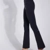 Airbrush High Waisted 7/8 Bootcut Legging - Black
