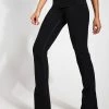 Alosoft Low-Rise Foldover Bootcut Legging - Black