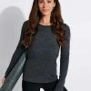 Alosoft Finesse Long Sleeve - Dark Heather Grey