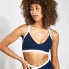 Beyond Yoga Spacedye Outlines Bra - Nocturnal Navy/Cloud White