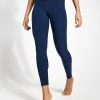 Beyond Yoga Spacedye Outlines High Waisted Midi Legging - Nocturnal Navy/Cloud White