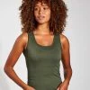 Born Eda Seamless Tank - Dark Olive