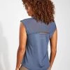 Born Sira Mesh Tank - Stormy Grey