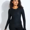 Beyond Yoga Featherweight Classic Crew Pullover - Darkest Night