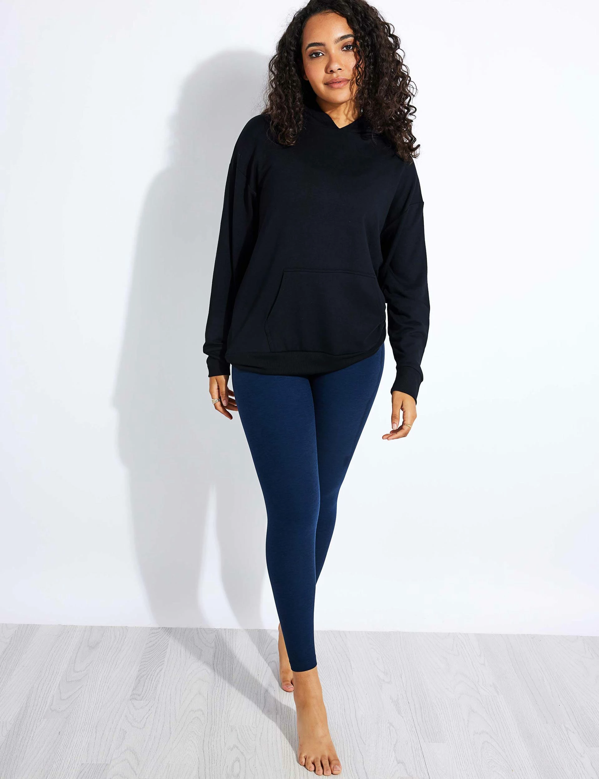 Beyond Yoga Spacedye At Your Leisure High Waisted Midi Legging - Nocturnal Navy - Image 3