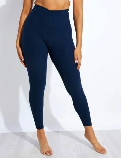 Beyond Yoga Spacedye At Your Leisure High Waisted Midi Legging - Nocturnal Navy