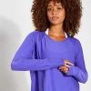Beyond Yoga Featherweight Daydreamer Pullover - Ultra Violet Heather