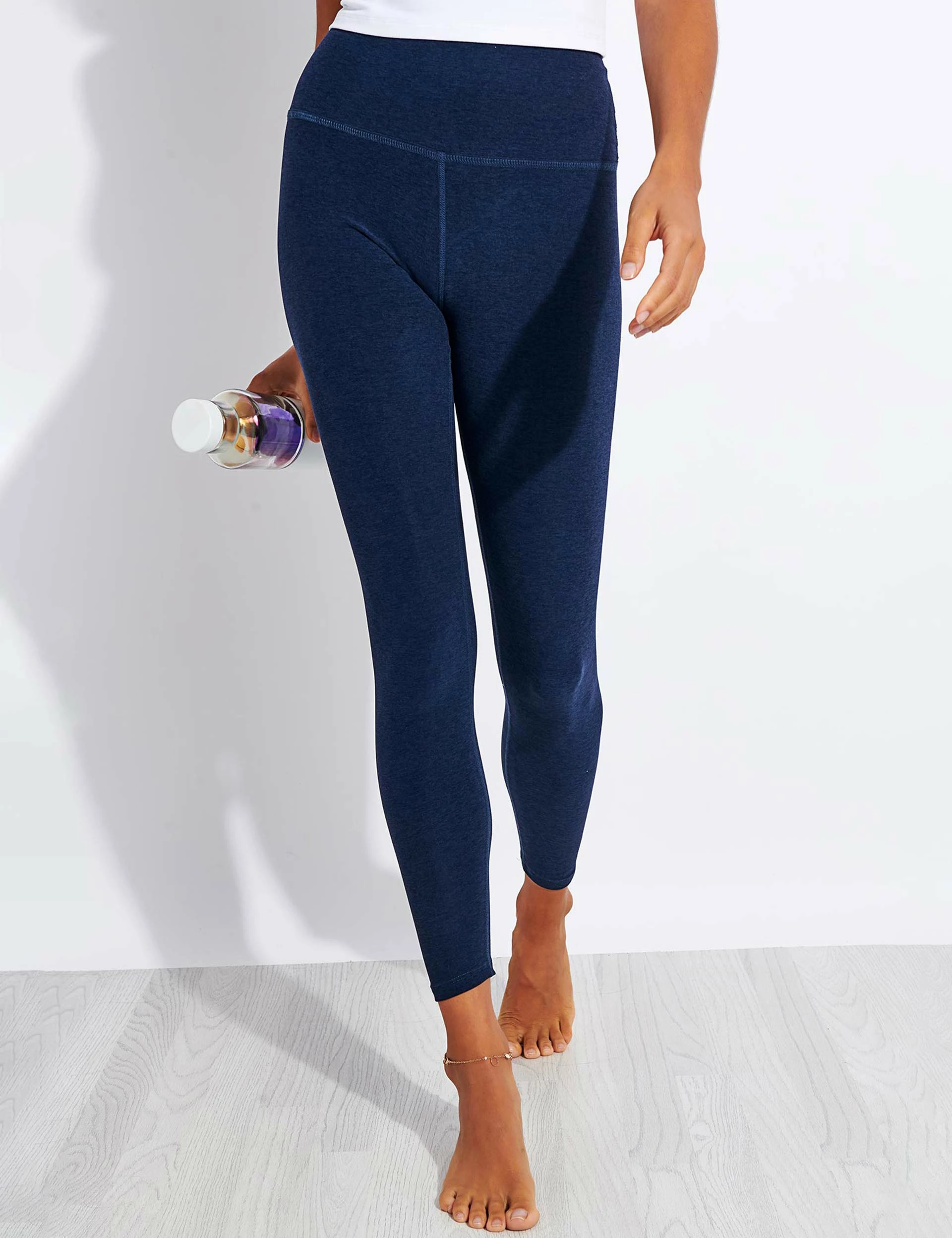 Beyond Yoga Spacedye Caught In The Midi High Waisted Legging - Nocturnal Navy