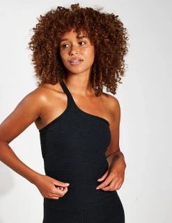 Beyond Yoga Spacedye One Up Cropped Tank - Darkest Night