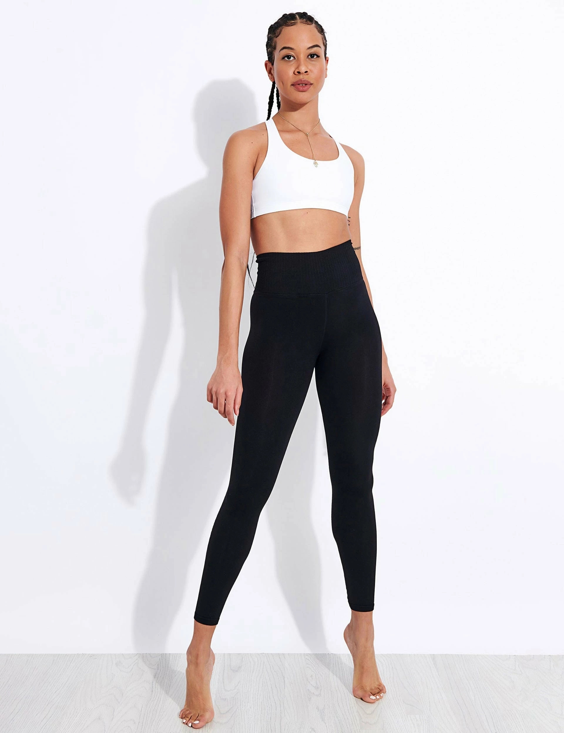 Good Karma High Waisted 7/8 Legging - Onyx - Image 2