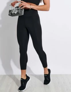 Girlfriend Collective FLOAT High Waisted 7/8 Legging - Black