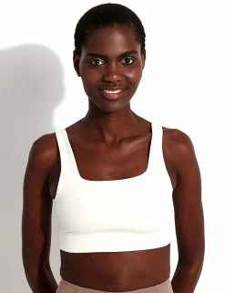 Girlfriend Collective Tommy Bra - Ivory