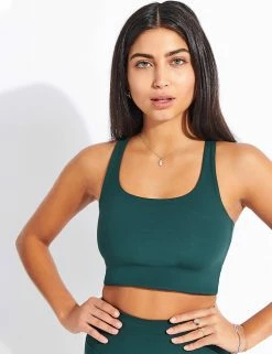 Girlfriend Collective Paloma Bra Classic - Moss
