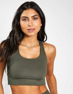 Girlfriend Collective RIB Paloma Bra - Cypress