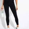 Girlfriend Collective High Waisted 7/8 Pocket Legging - Black
