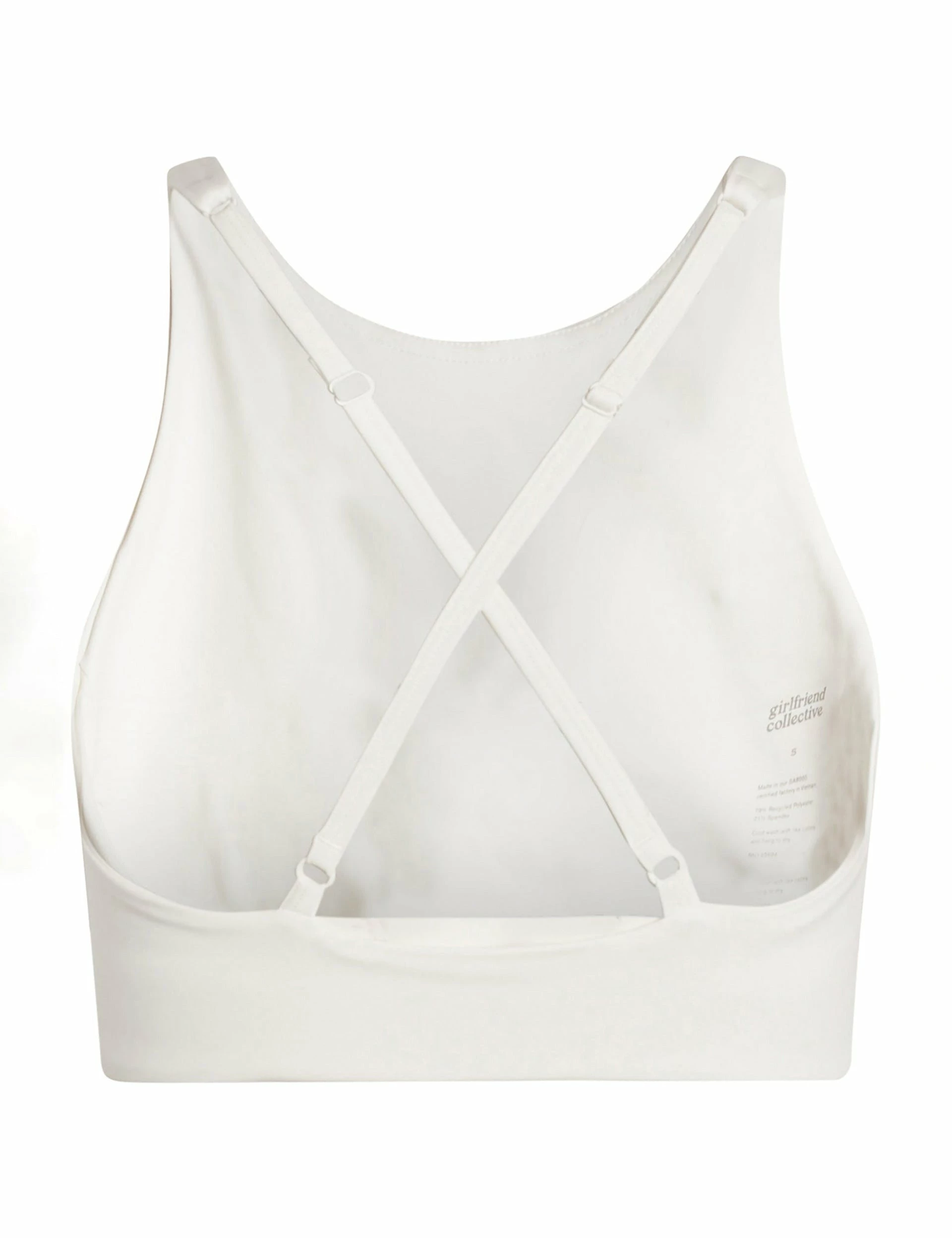 Girlfriend Collective Topanga Bra - Ivory - Image 4