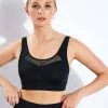 Extra High Impact Non Wired Sports Bra A-E - Black