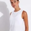 Muscle Netz Tank - White
