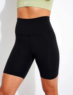 Nike Yoga Luxe Shorts - Black/Dark Smoke Grey