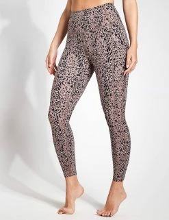Varley Let's Go Pocket Legging 25 2.0 - Mauve Mix Speckle Animal