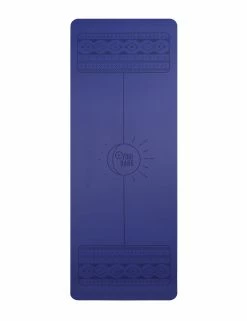 Paws Natural Rubber Yoga Mat 4mm - Blue