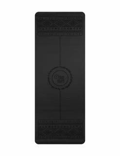 Paws Light Natural Rubber Travel Yoga Mat 2mm - Black