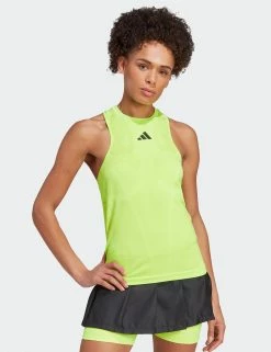 ADIDAS AEROREADY Pro Seamless Tennis Tank Top - Lucid Lemon