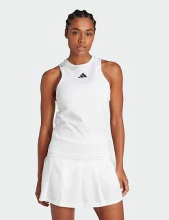 ADIDAS AEROREADY Pro Seamless Tennis Tank Top - White