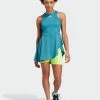 ADIDAS AEROREADY Pro Tennis Dress - Arctic Fusion/Lucid Lemon