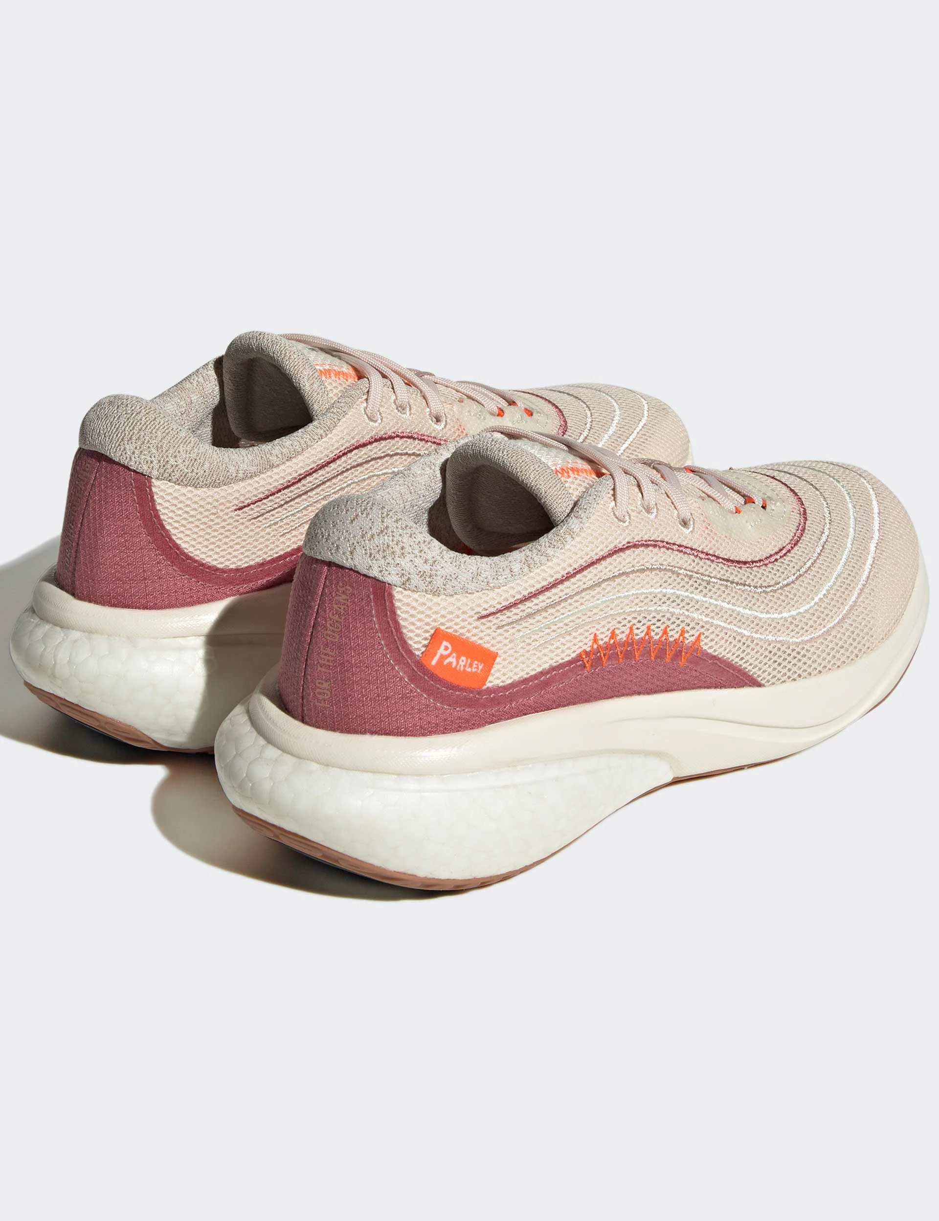 ADIDAS Supernova 2.0 X Parley Shoes - Wonder Quartz/Wonder Taupe/Linen Green - Image 4