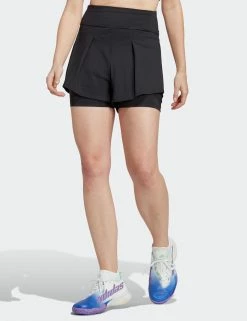ADIDAS Tennis Match Shorts - Black
