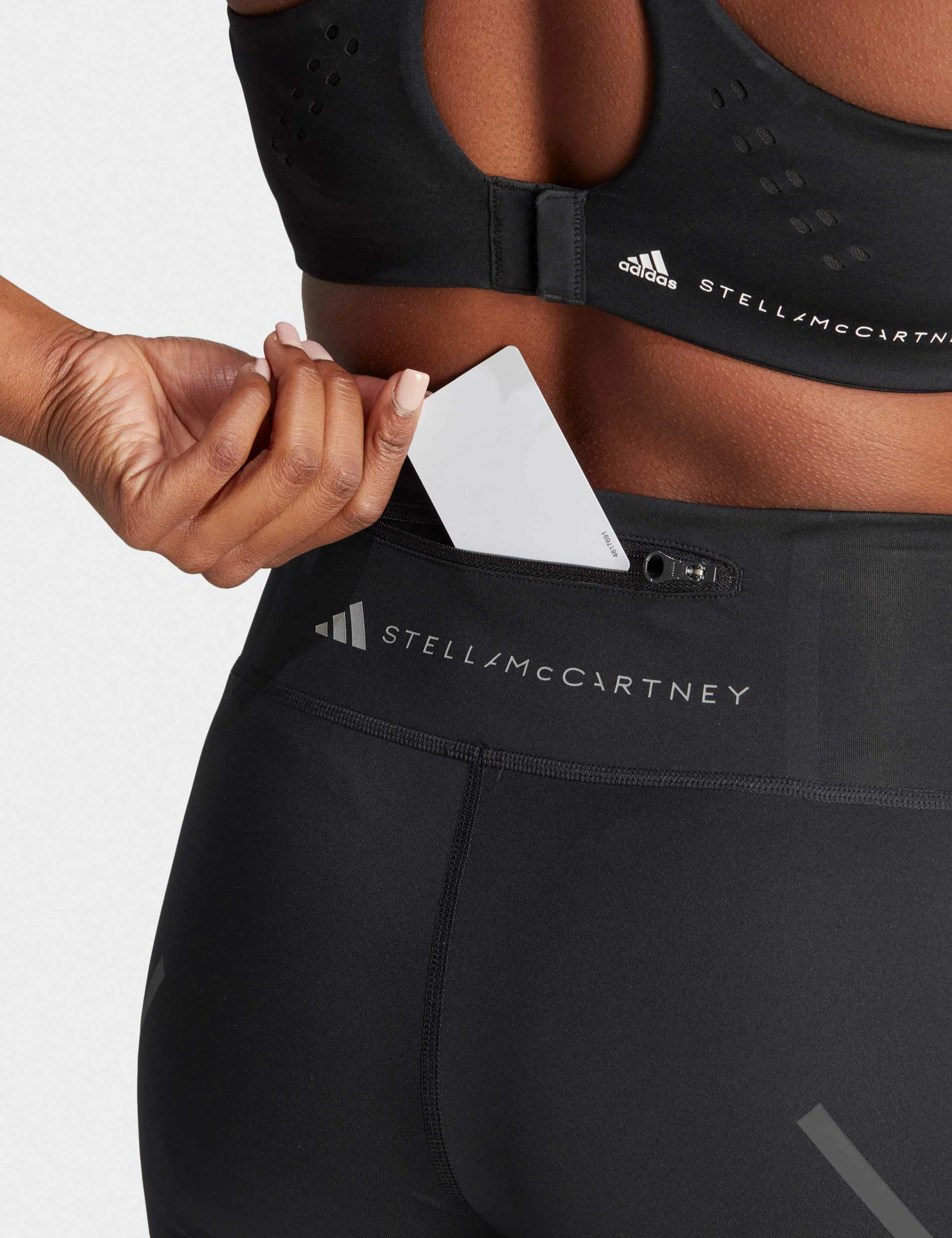 TruePace Running Leggings - Black - Image 3
