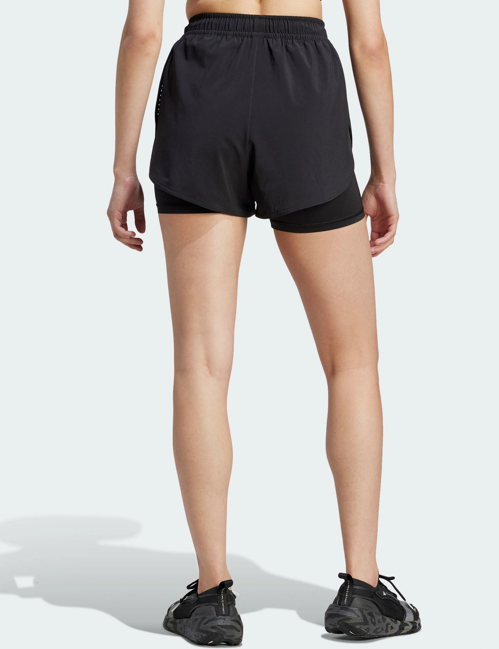 TruePurpose 2-in-1 Training Shorts - Black - Image 2