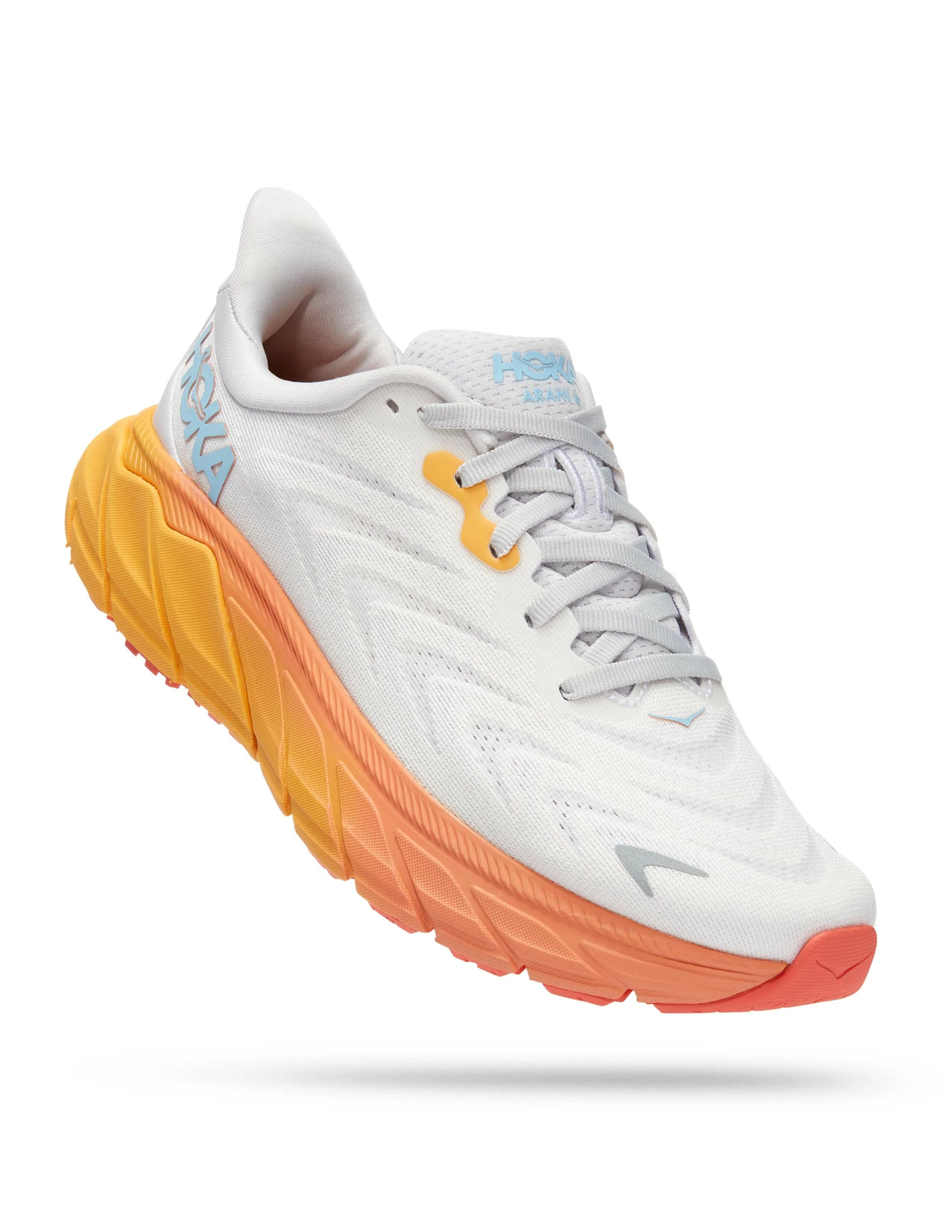 Hoka Arahi 6 - Nimbus Cloud/Blanc De Blanc - Image 5