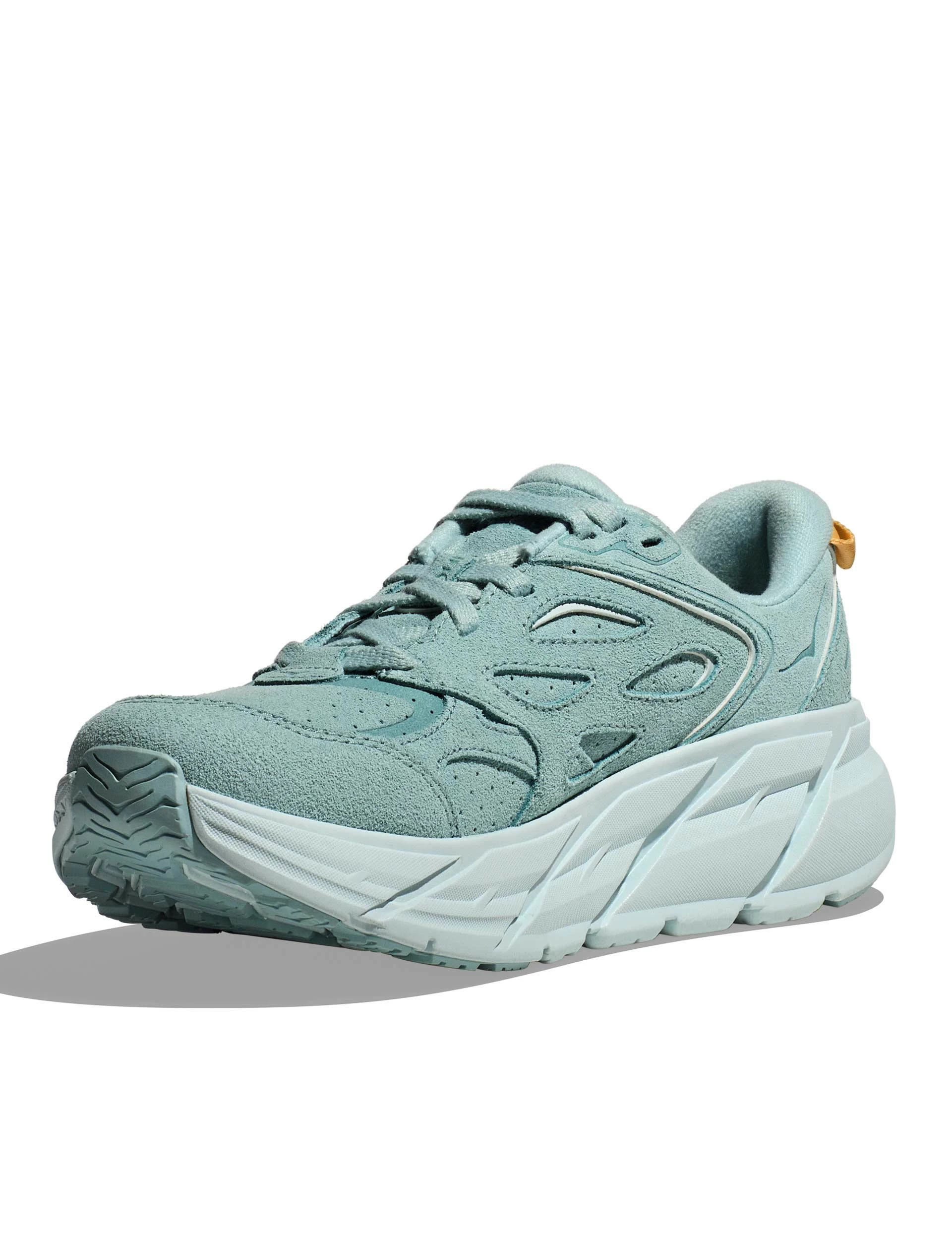 Hoka Clifton L Suede - Cloud Blue/Ice Flow - Image 3