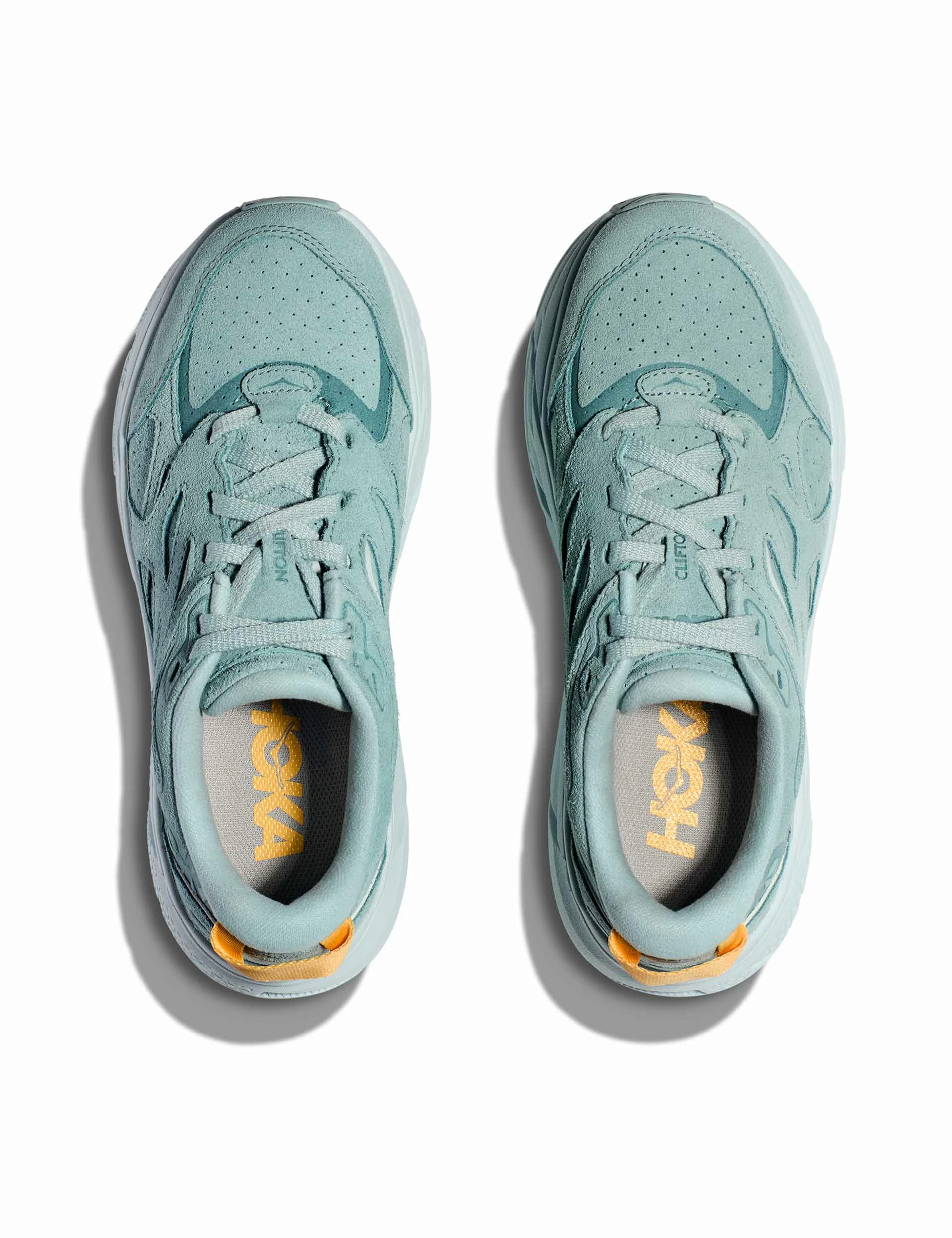 Hoka Clifton L Suede - Cloud Blue/Ice Flow - Image 6