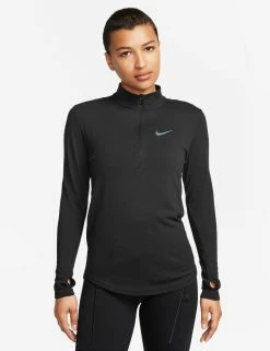 Nike Dri-FIT Swift Long-Sleeve Wool Running Top - Black