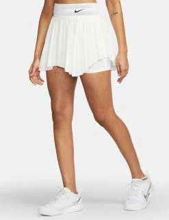 NikeCourt Dri-FIT Slam Tennis Skort - White/Black