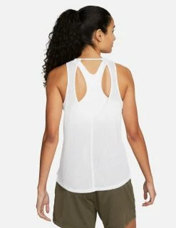 Nike One Breathe Tank - White