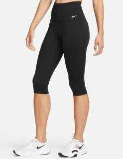 Nike One Capri Leggings - Black/White