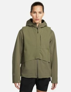 Nike Storm-FIT Run Division Full-Zip Hooded Jacket - Medium Olive