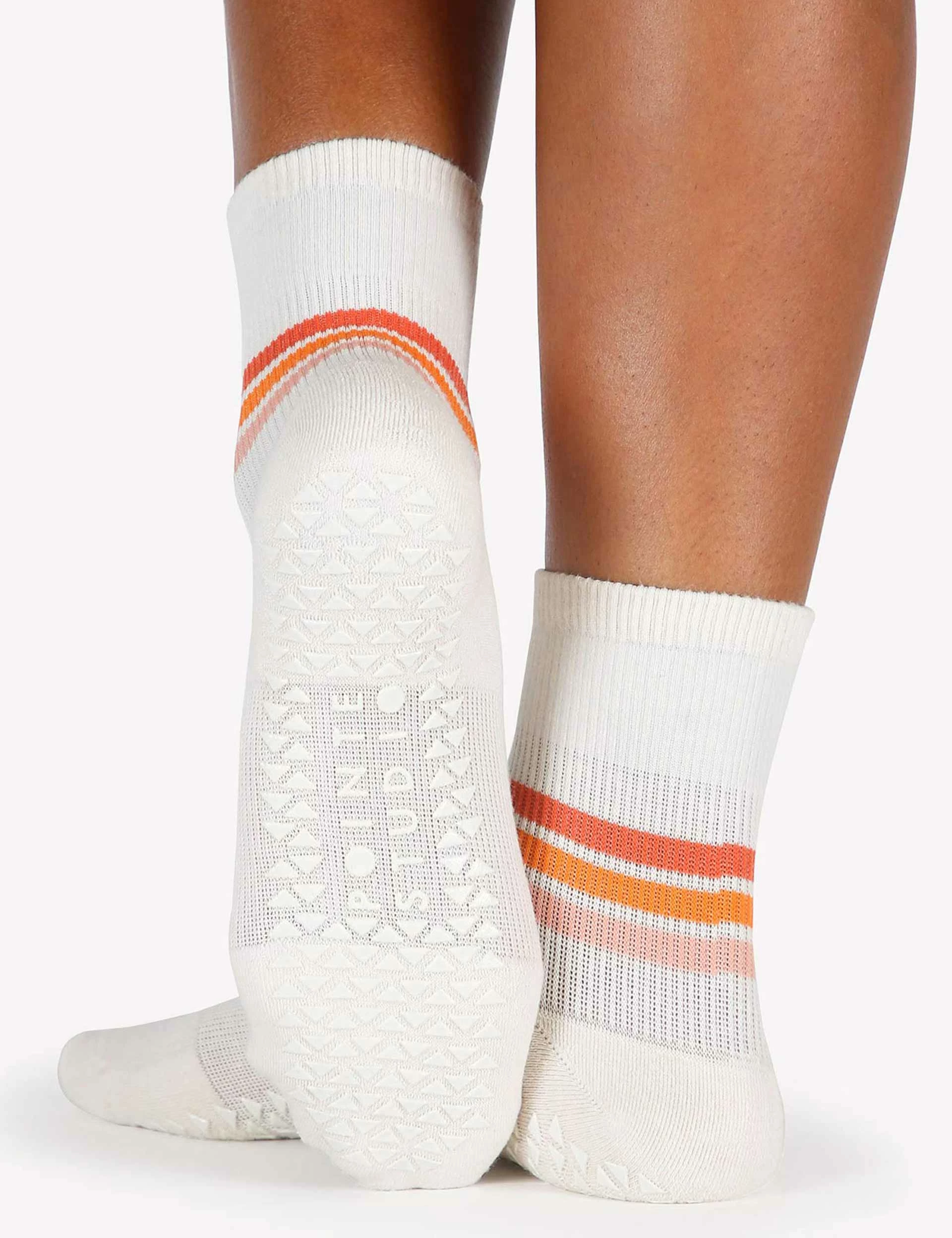 Phoebe Ankle Grip Sock - Bone - Image 2