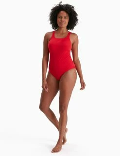 Speedo Eco Endurance+ Medalist Swimsuit - Red