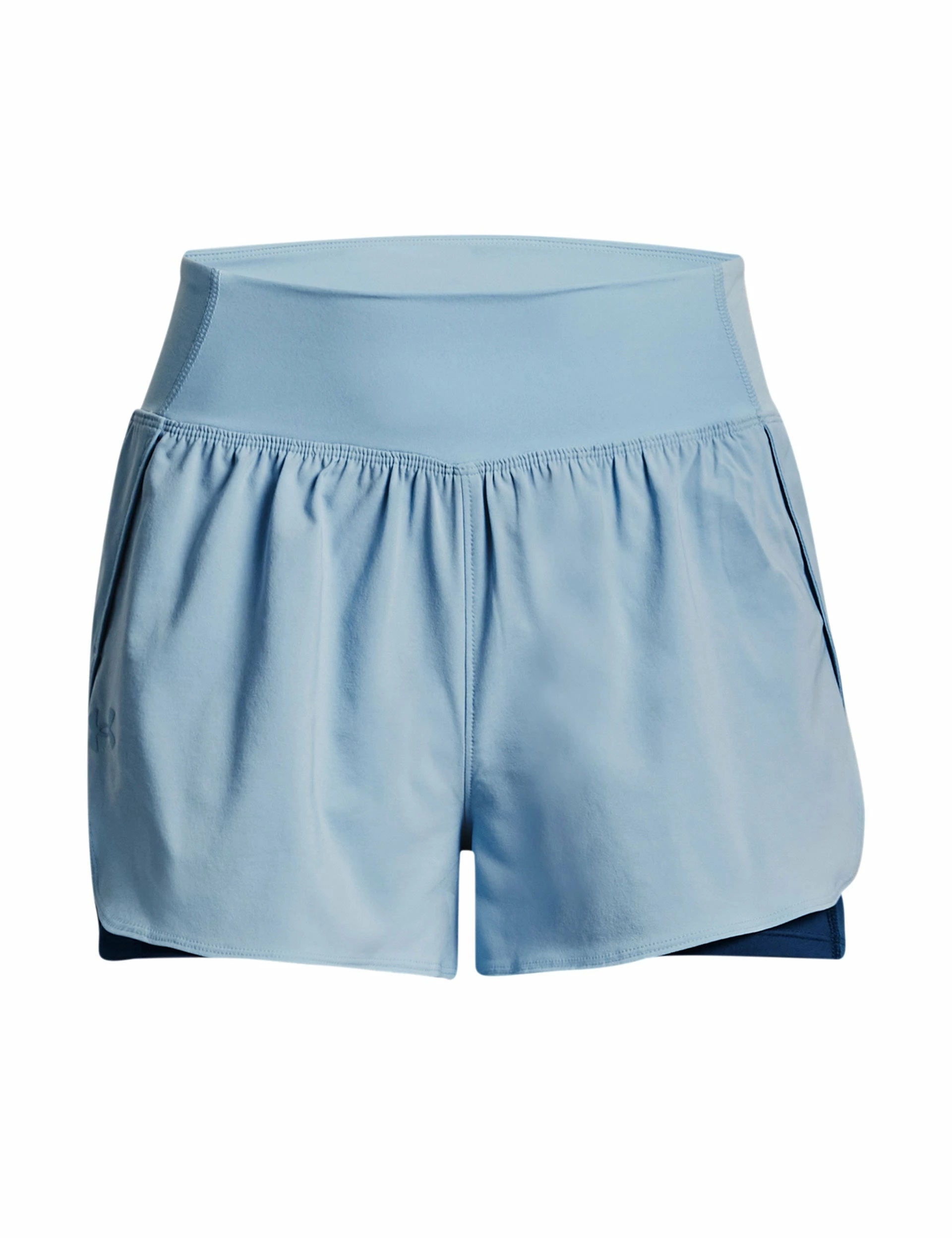Under Armour Flex Woven 2-in-1 Shorts - Blizzard/Varsity Blue - Image 5
