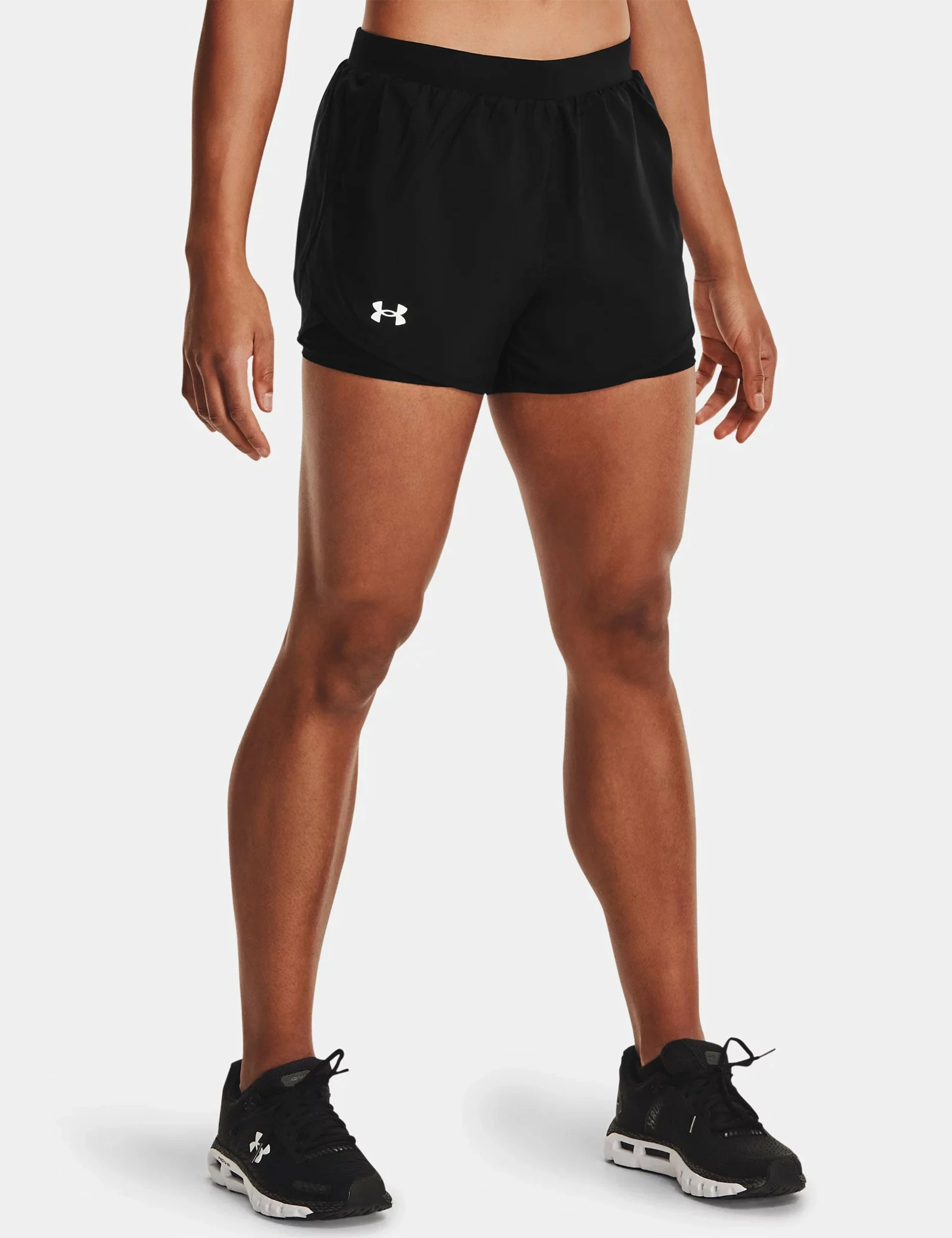 Under Armour Fly-By 2.0 2-in-1 Shorts - Black/Reflective